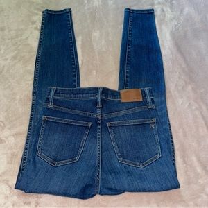 Madewell high rise skinny jean size 25